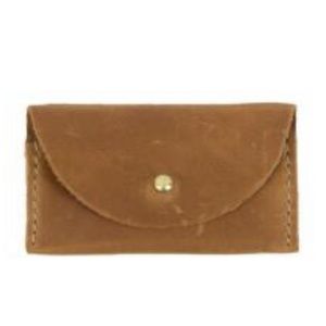NWT Sseko Card Holder in Oiled Caramel